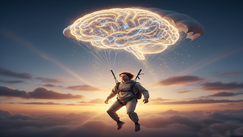 Mind is like a parachute